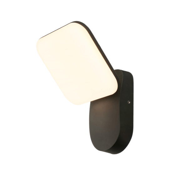 Aplique LED IP44 Alumínio Preto 12W 4000K, Driver Kegu florida light solutions j florido