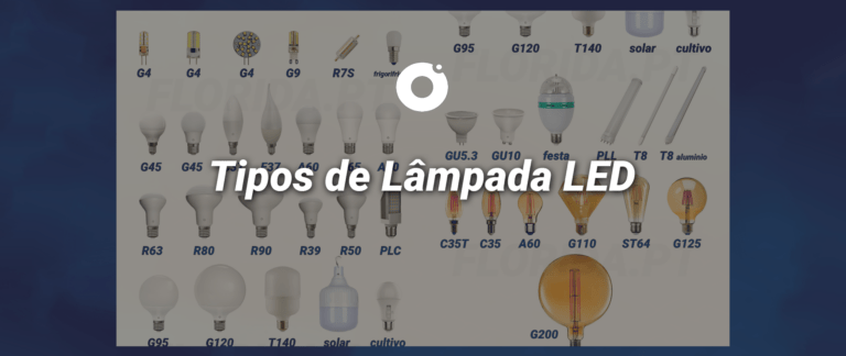tipos de lâmpada LED banner